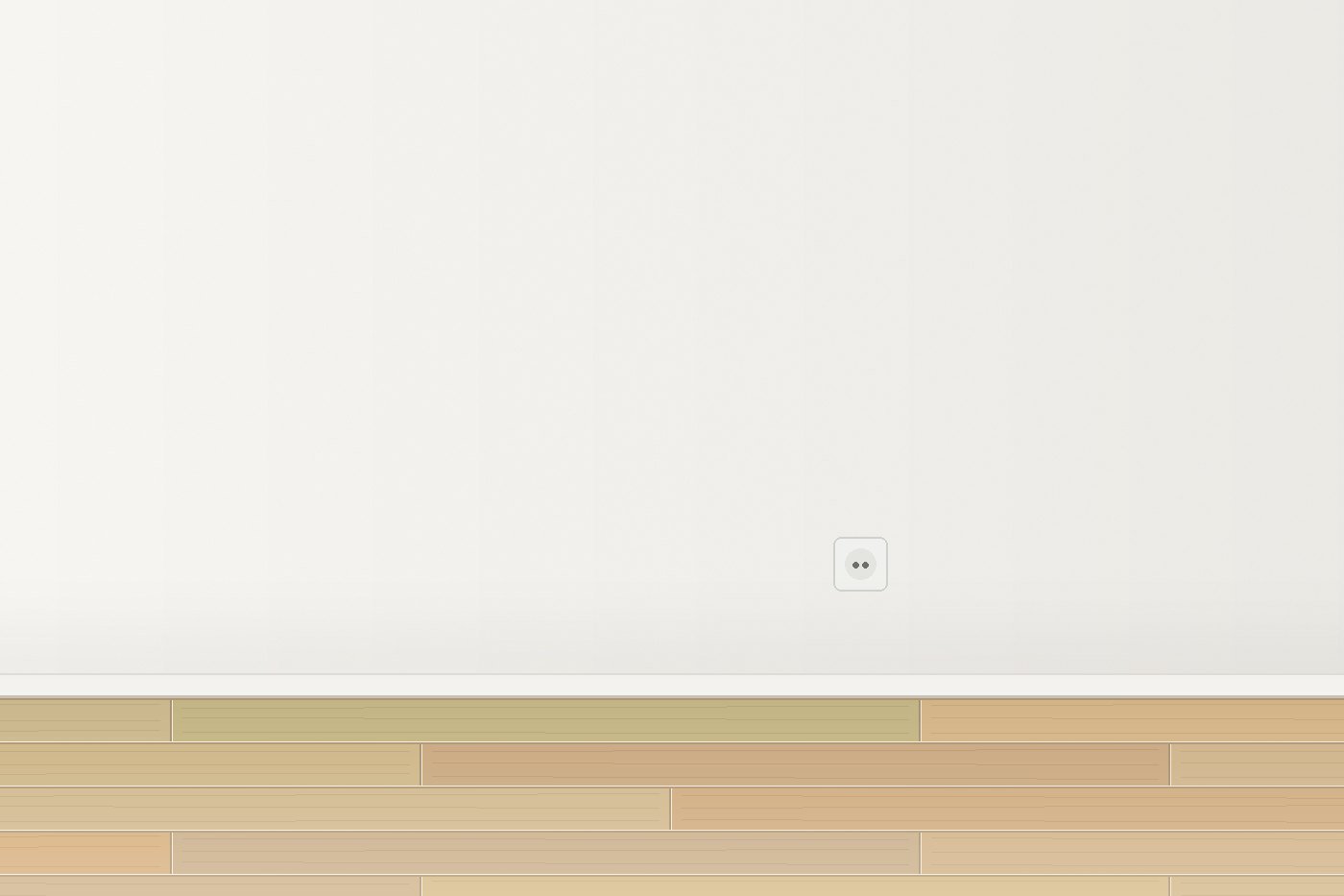 Saubere weiße Wand ohne sichtbaren Schaden – erst das Wärmebild zeigt die undichte Warmwasserleitung